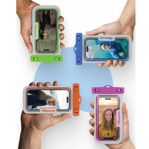 SEAWAG WATERPROOF PHONE CASE <br>BLACK | GREEN