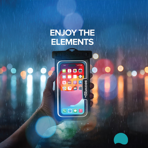 SEAWAG WATERPROOF PHONE CASE <br>BLACK | GREEN