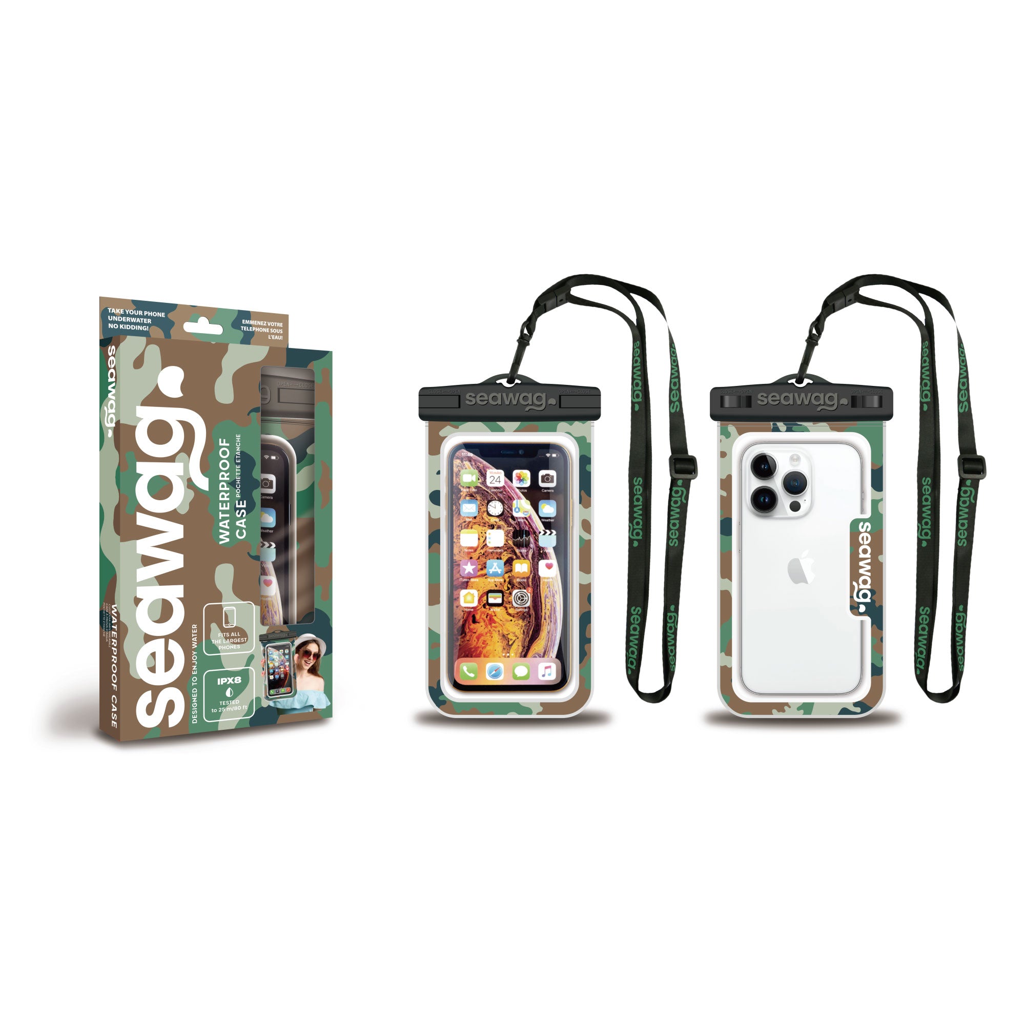SEAWAG WATERPROOF PHONE CASE <br>CAMO