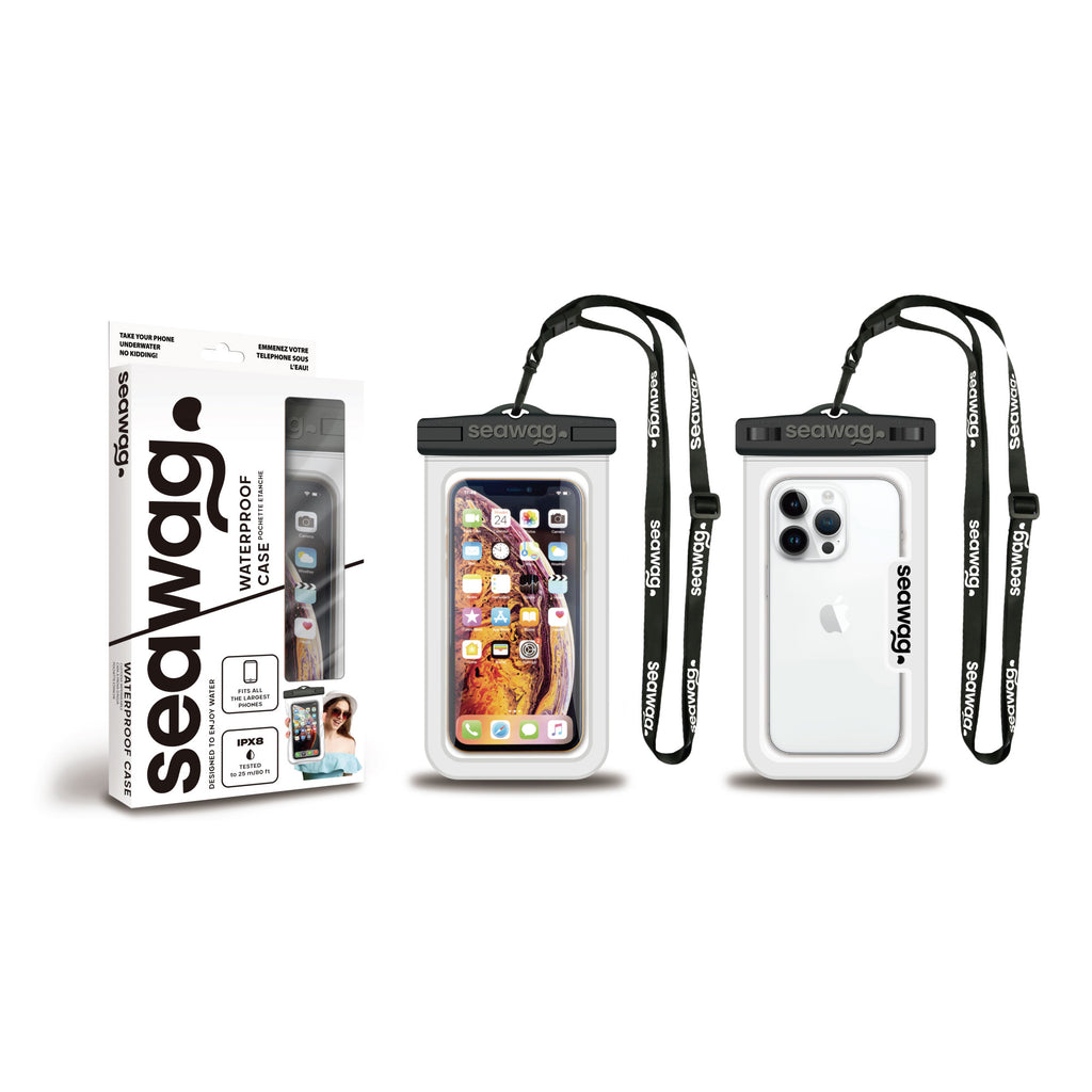 SEAWAG WATERPROOF PHONE CASE <br>WHITE | BLACK