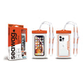 SEAWAG WATERPROOF PHONE CASE <br>WHITE | ORANGE