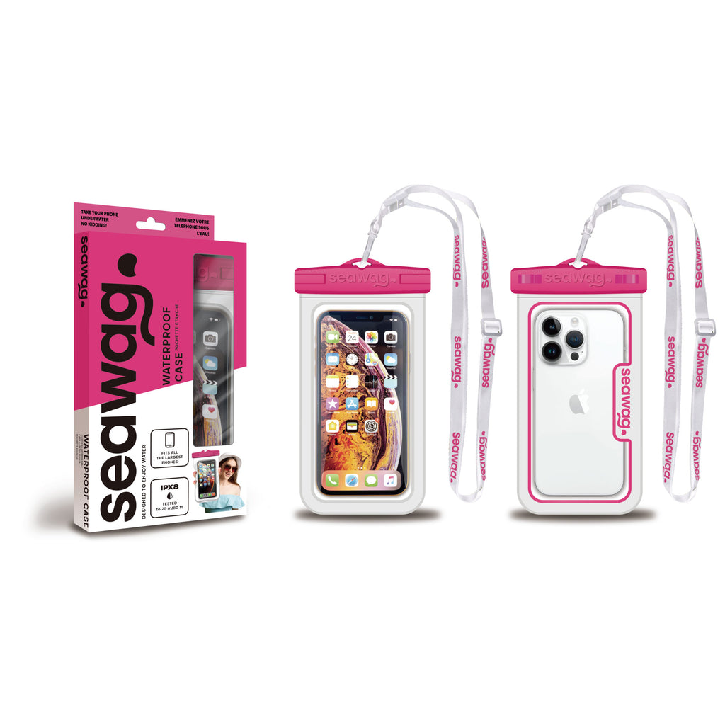 SEAWAG WATERPROOF PHONE CASE <br>WHITE | PINK