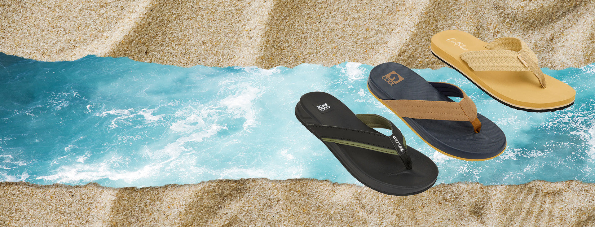 Cool Shoe Originals in vielen Farben am Strand
