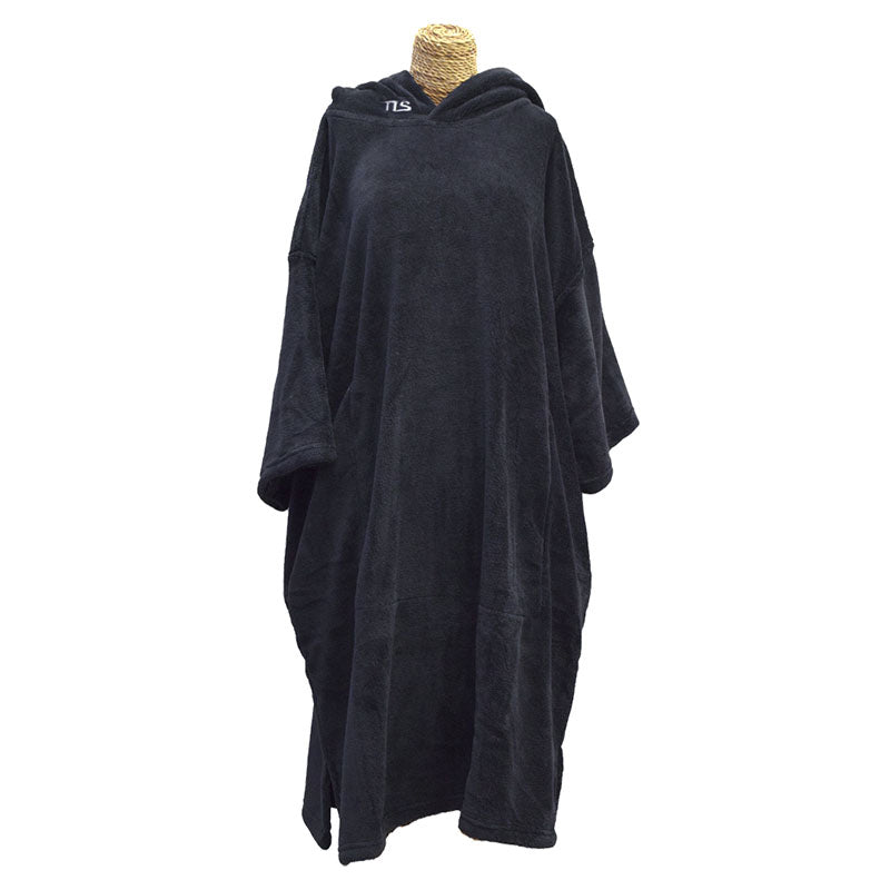 TLS Surf Poncho Kids - Black