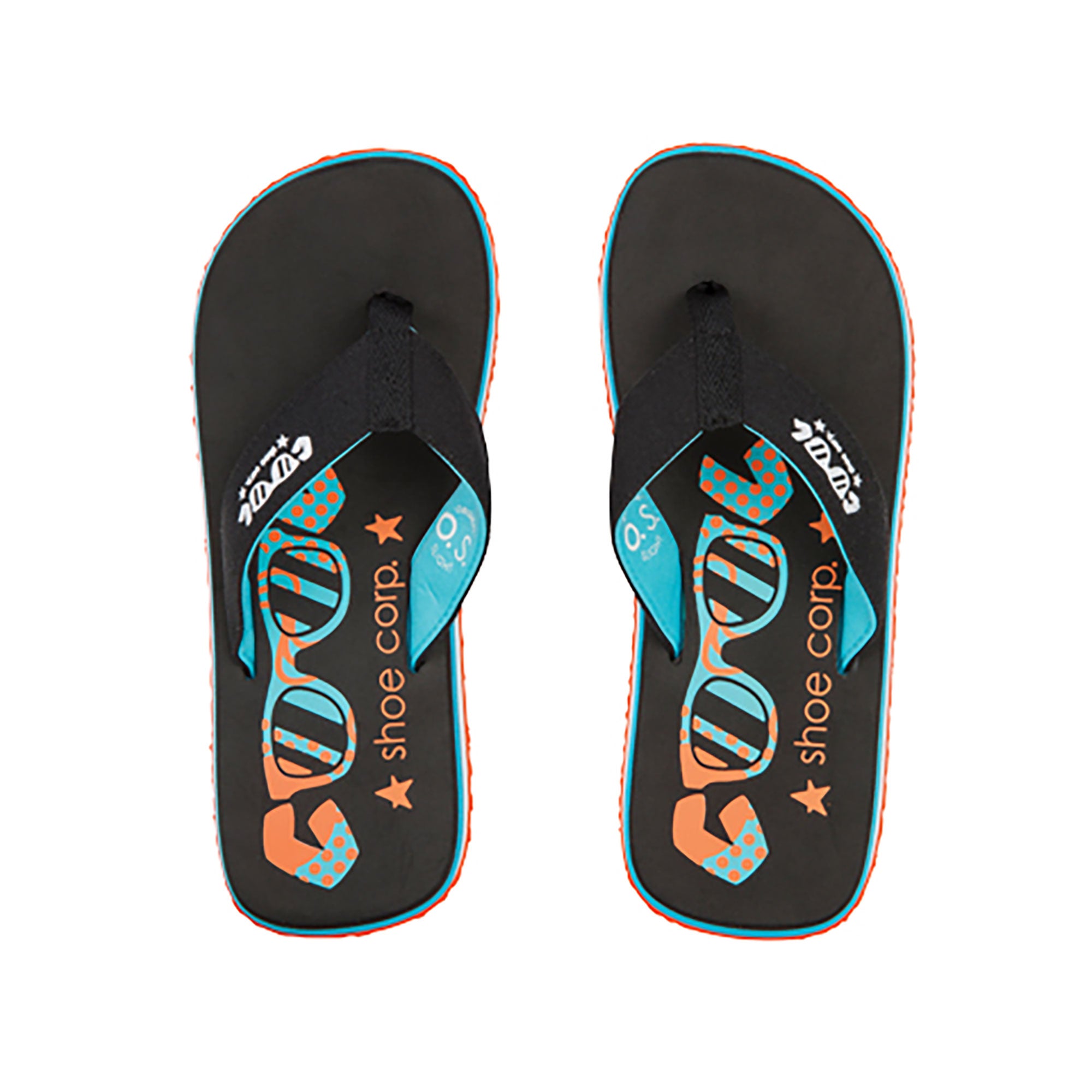 O.S. Boys Chop Logo Blue|Orange